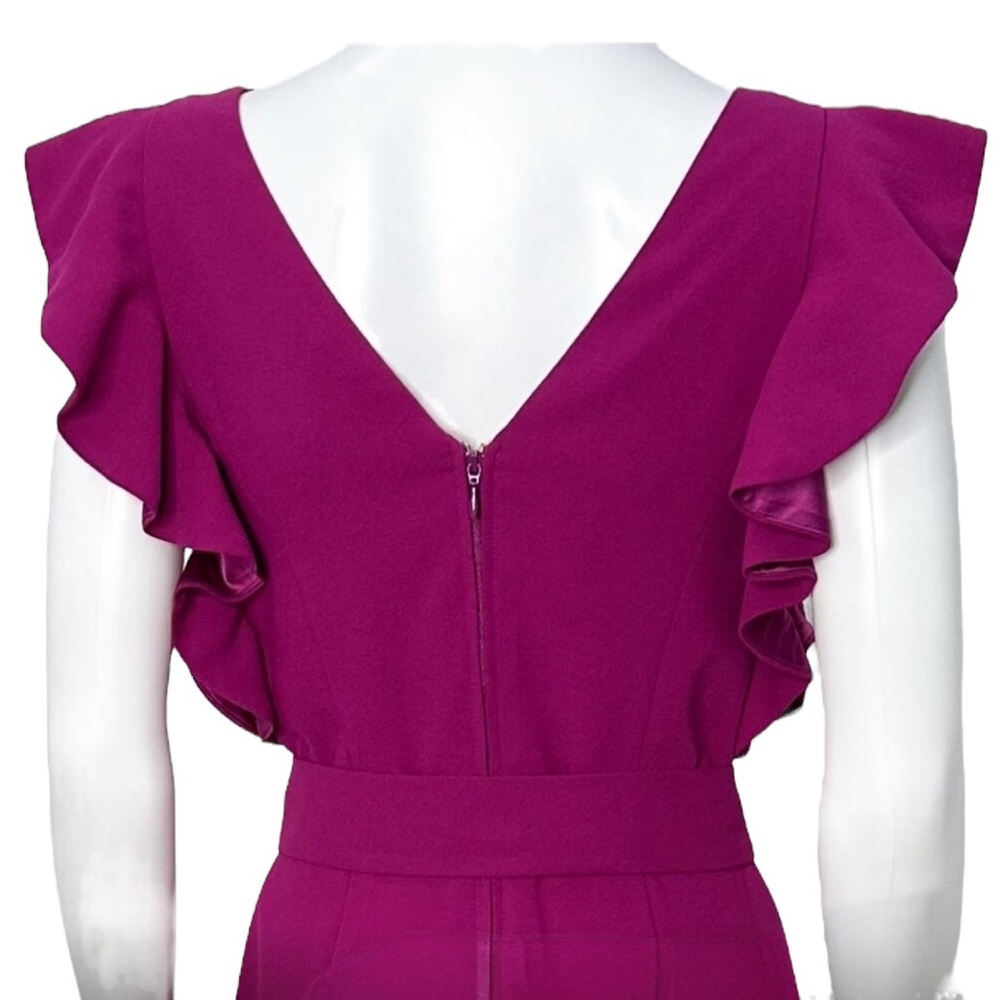 Lilly Pulitzer Kallie Ruffle Flutter Sleeve Jumpsuit with Tie Waist - Picture 8 of 14